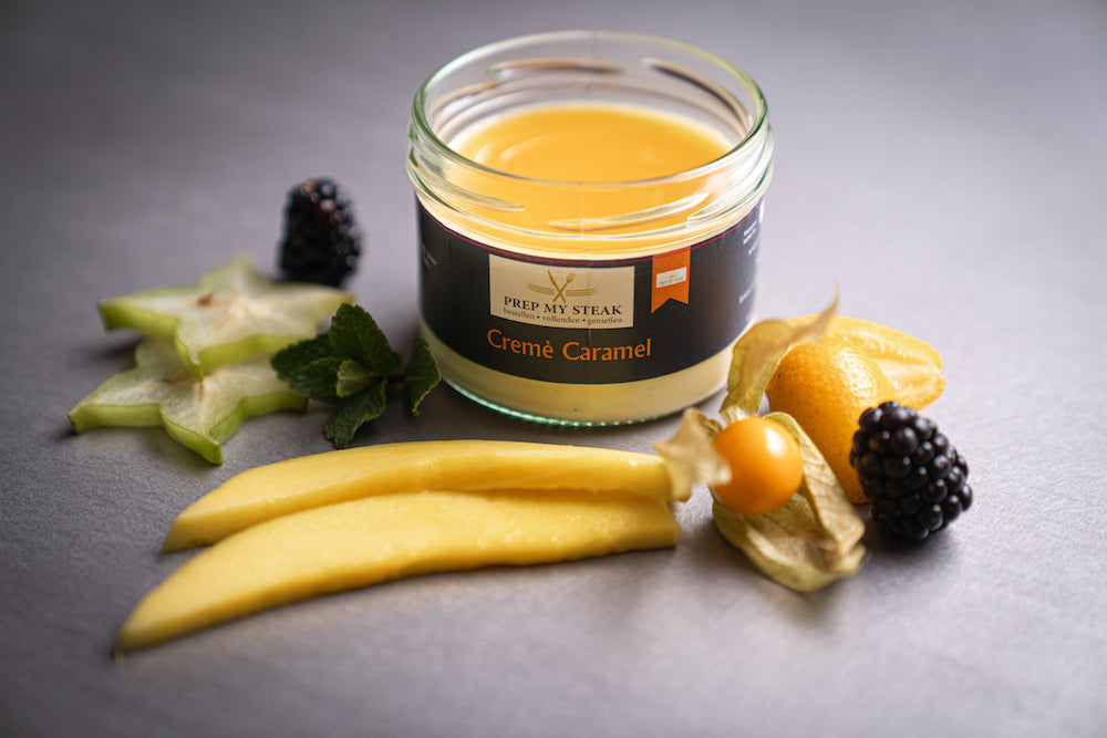 Creme-Caramel im Glas