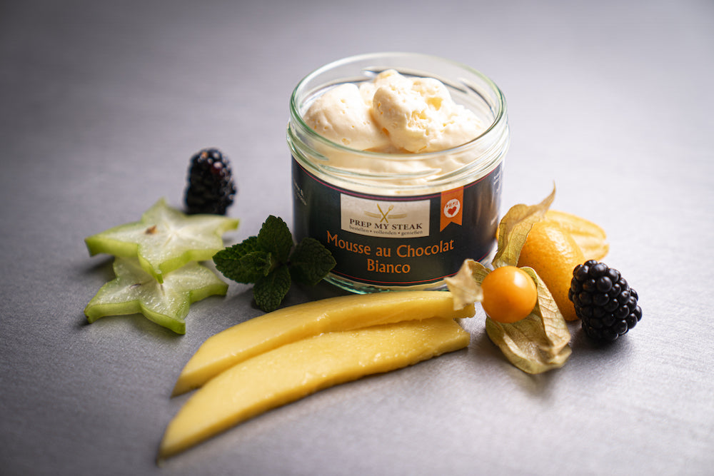 Mousse au Chocolat Bianco im Glas